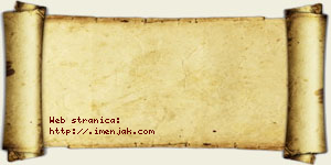 Tanja Berček vizit kartica